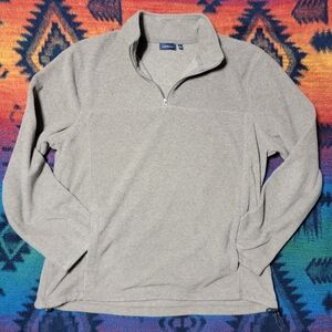 Croft & Barrow 1/4 Zip Fleece, Men's Large, Green